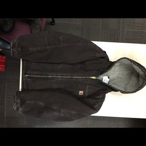 CARHARTT SANDSTONE SHERPA-LINED SIERRA JACKET